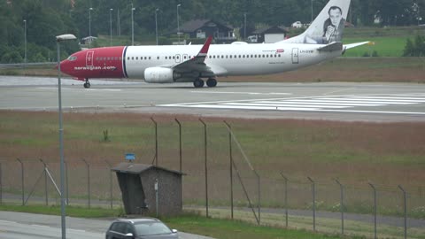 Norwegian Boeing 737-8JP LN-DYM) FRA KJEVIK LUFTHAVN TIL OSLO LUFTHAVN