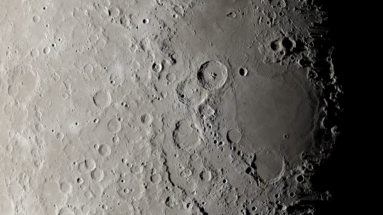 Moon images from space