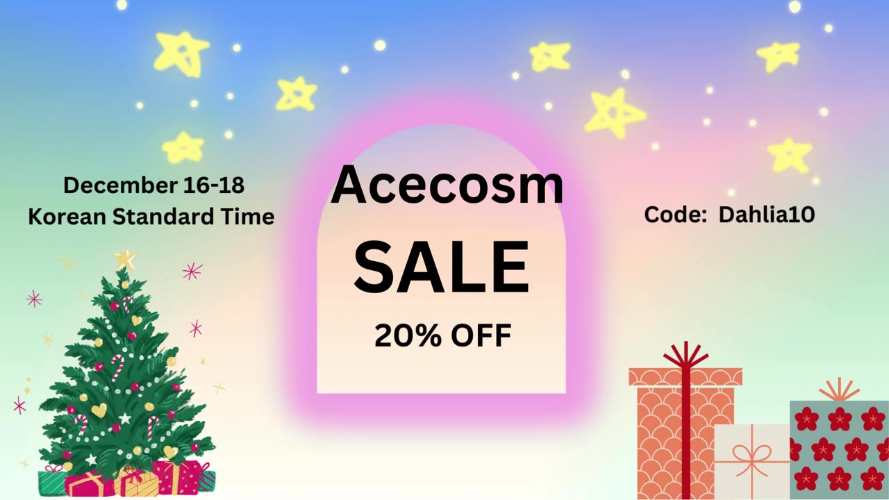 ACECOSM Christmas SALE!! 20% OFF