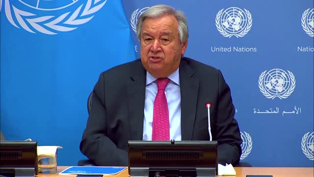 'Grotesque greed' -UN chief urges tax on oil, gas companies