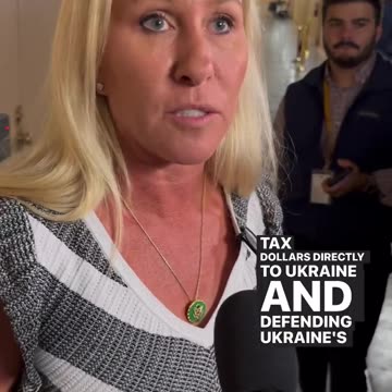 MTG: "Washington cares more about Ukraine than the American people."