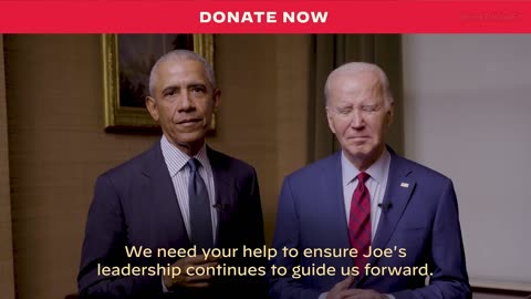 Obama And Biden Ask For Your Money