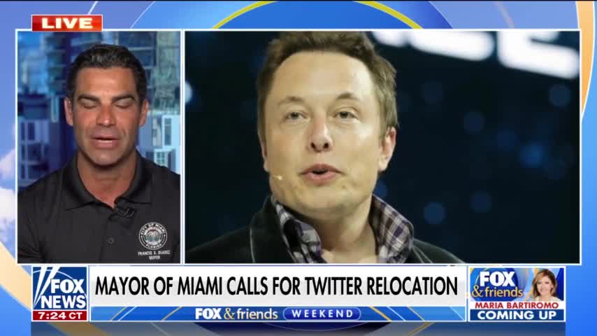 Miami Mayor to Elon Musk: Move Twitter To Miami For Freedom