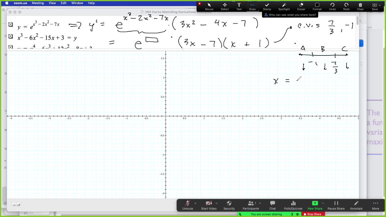 MAT 265 Mon Mar 21: Mean Value Thm & Inc / Dec
