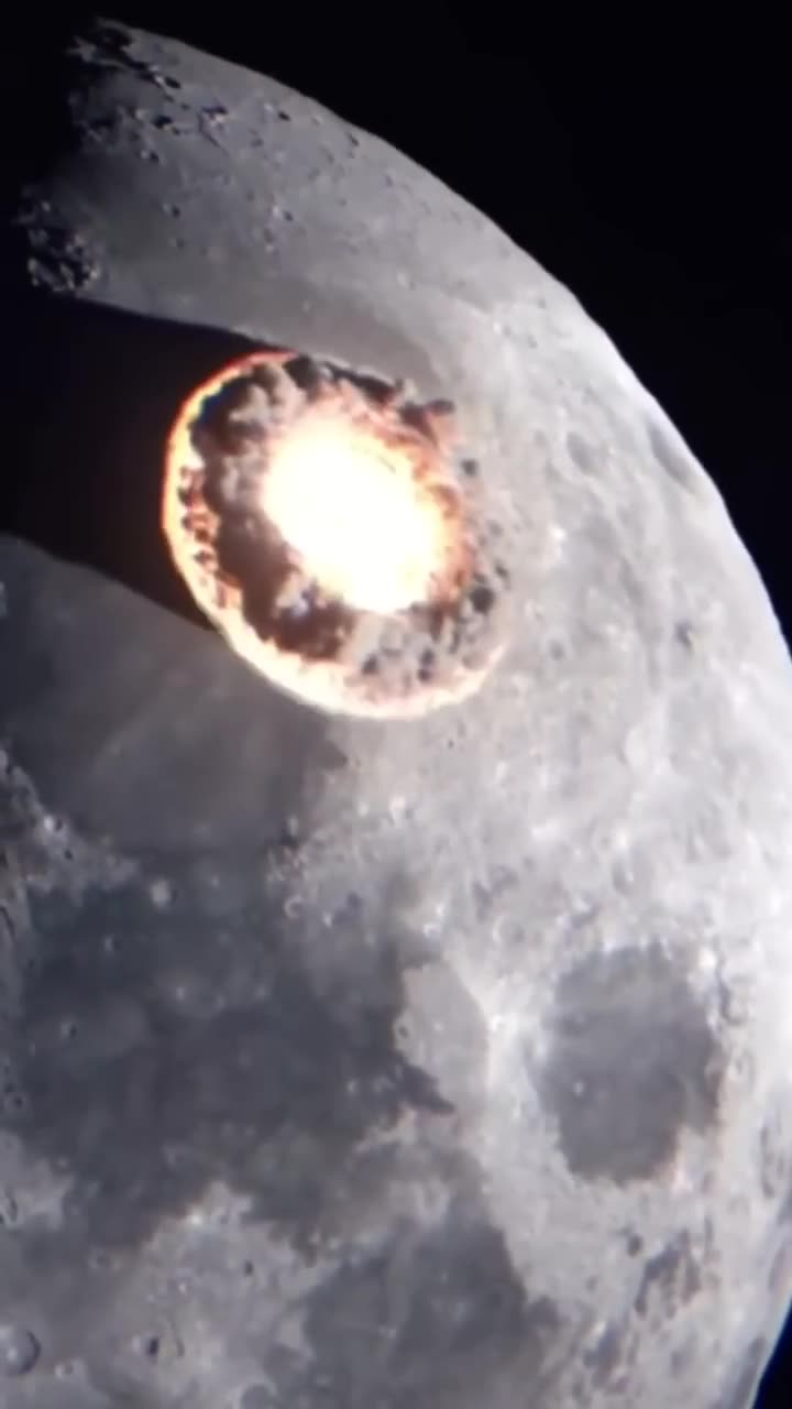 Blast on Moon