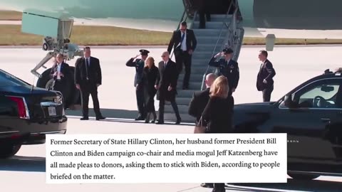 NBC reports the Clintons secretly support Biden's decision to stay in the race