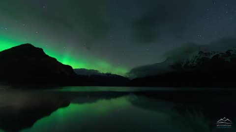 Lake Minnewanka Aurora