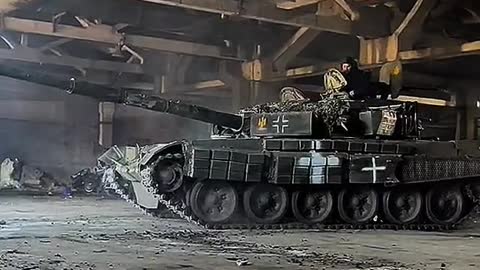 Near Bakhmut, Ukraine decorates Polish tanks with Azov and Nazi insignia