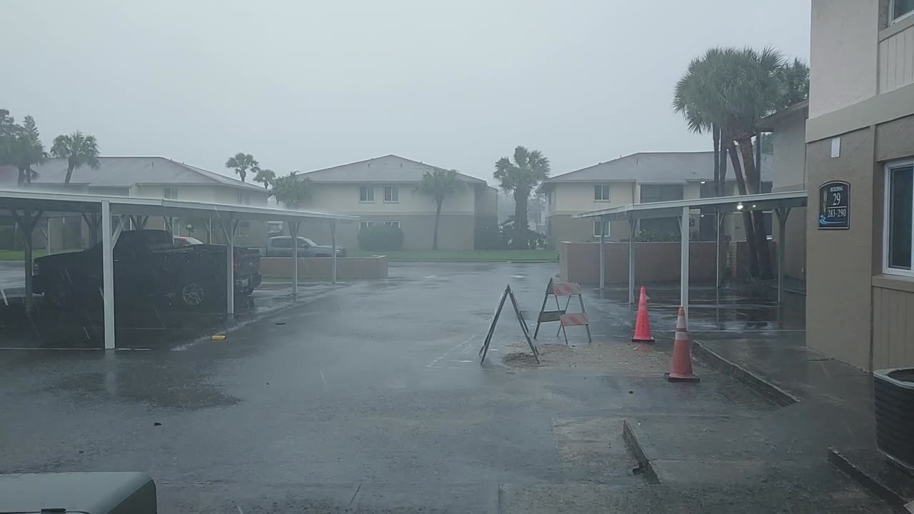 Hurricane Milton Arriving in Clearwater, Florida