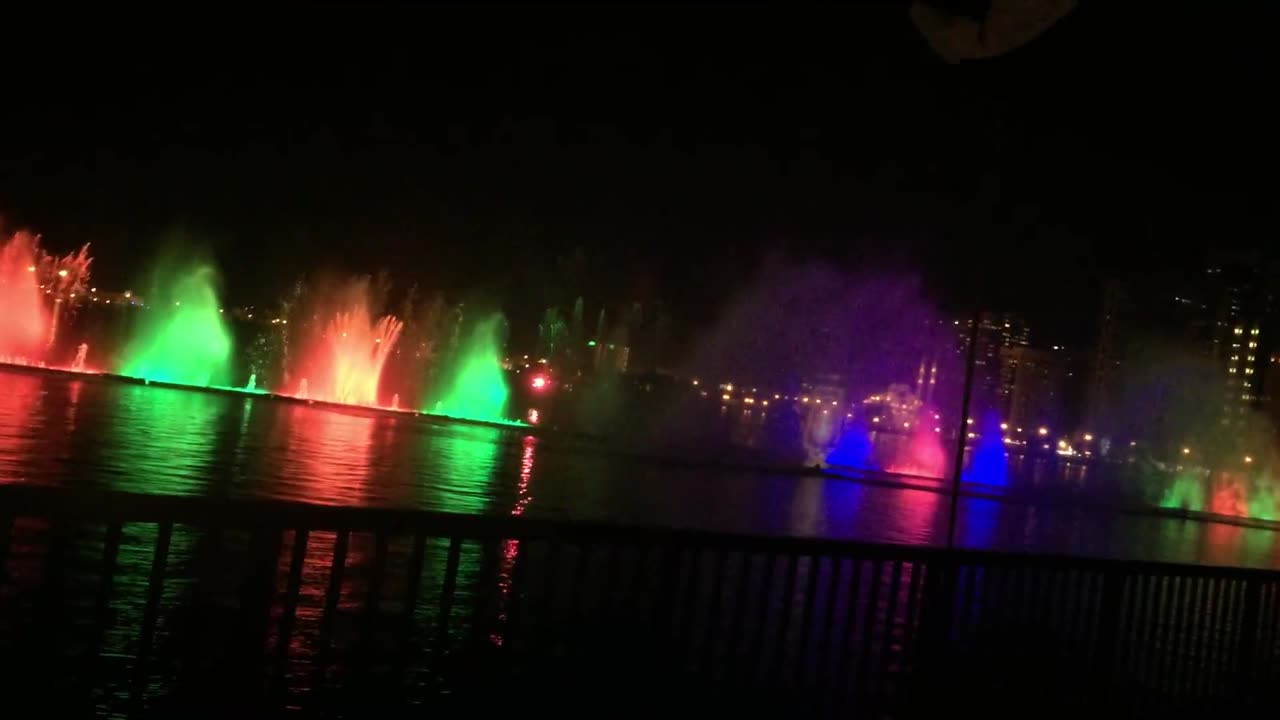 lighting fountain