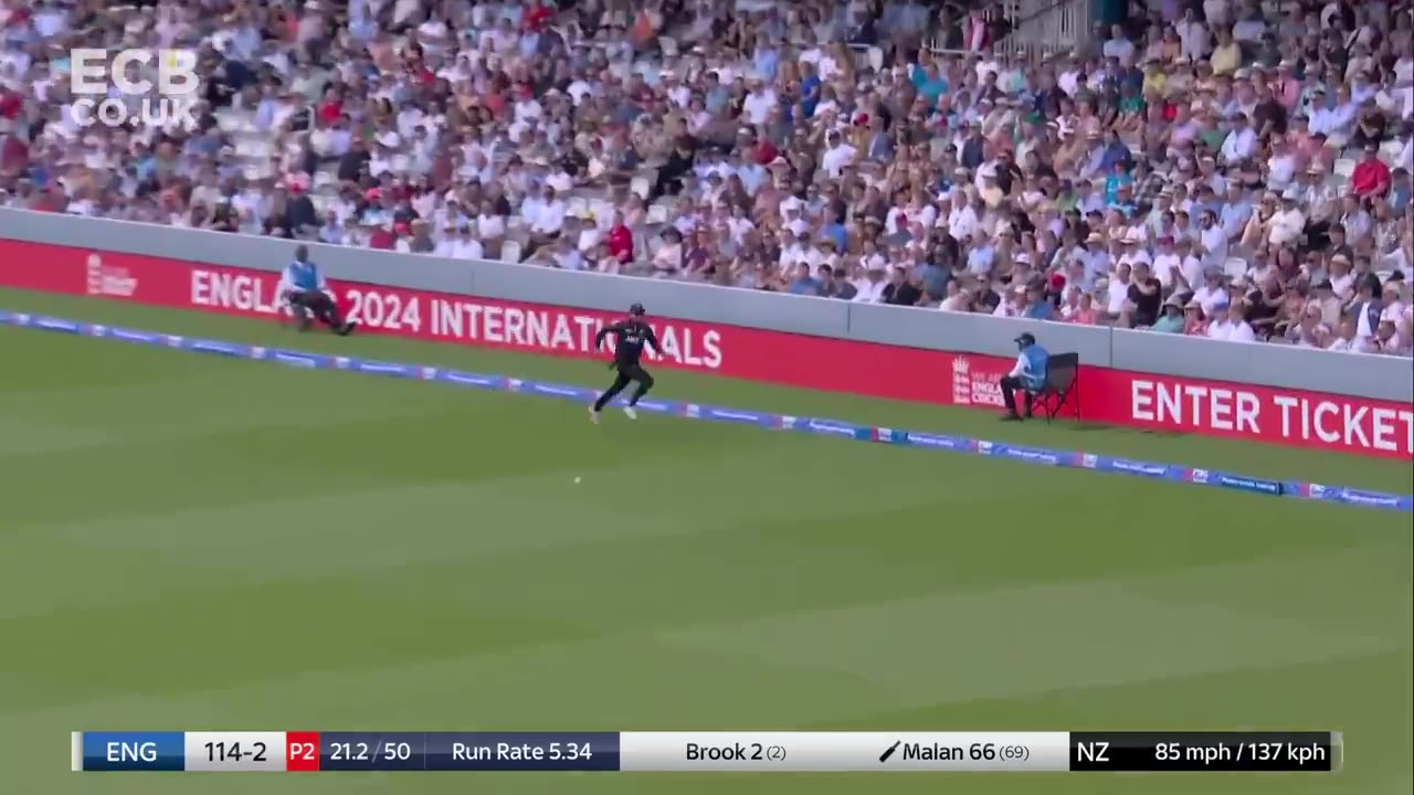 Dawid Malan scores 127 | Highlights - England vs. New Zealand | 4th Men's Metro Bank ODI 2023