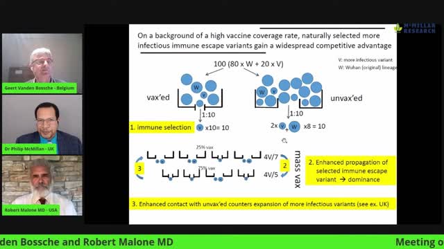 Geert Vanden Bossche - Mass Vaccination Leads to More Infectious Immune Escape Variants