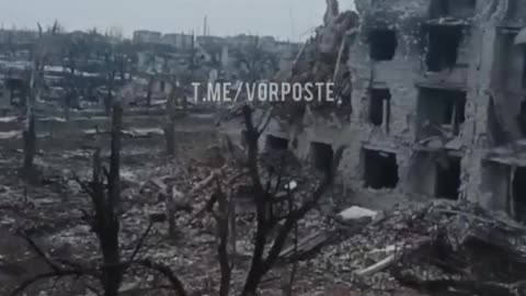 View of the Marinka liberated by the Russian Armed Forces