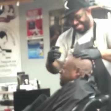 This guy waxed his head 💀💀