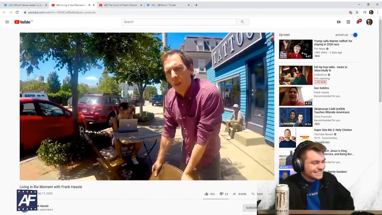 NICK FUENTES REACTS TO A FRANK HASSLE VIDEO