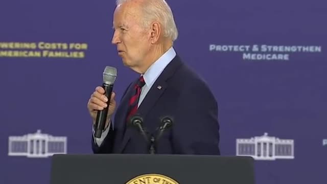 Talking Gibberish Again Biden says inflation caused by war in Iraq三