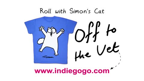 Simon's Cat 'Off to the Vet' Indiegogo Crew T-shirt Perk!