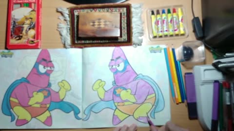 How To Paint Patrick Star From Sponge bob | Painting With Sina