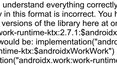 Gradle Android Duplicate class androidxwork issue androidxworkmanager