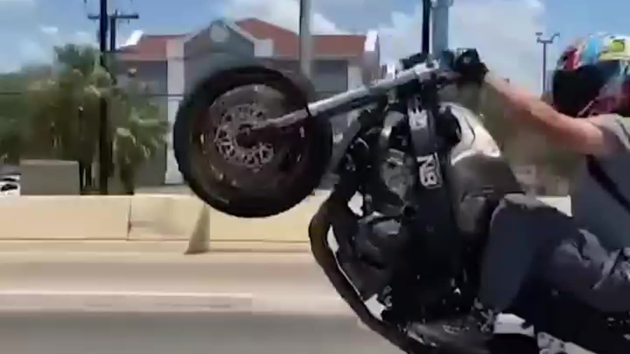 instant regret- wheel stand at high speed.