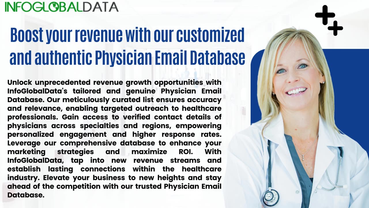 Maximize Your Sales with a Precision-Tailored Physicians Email List