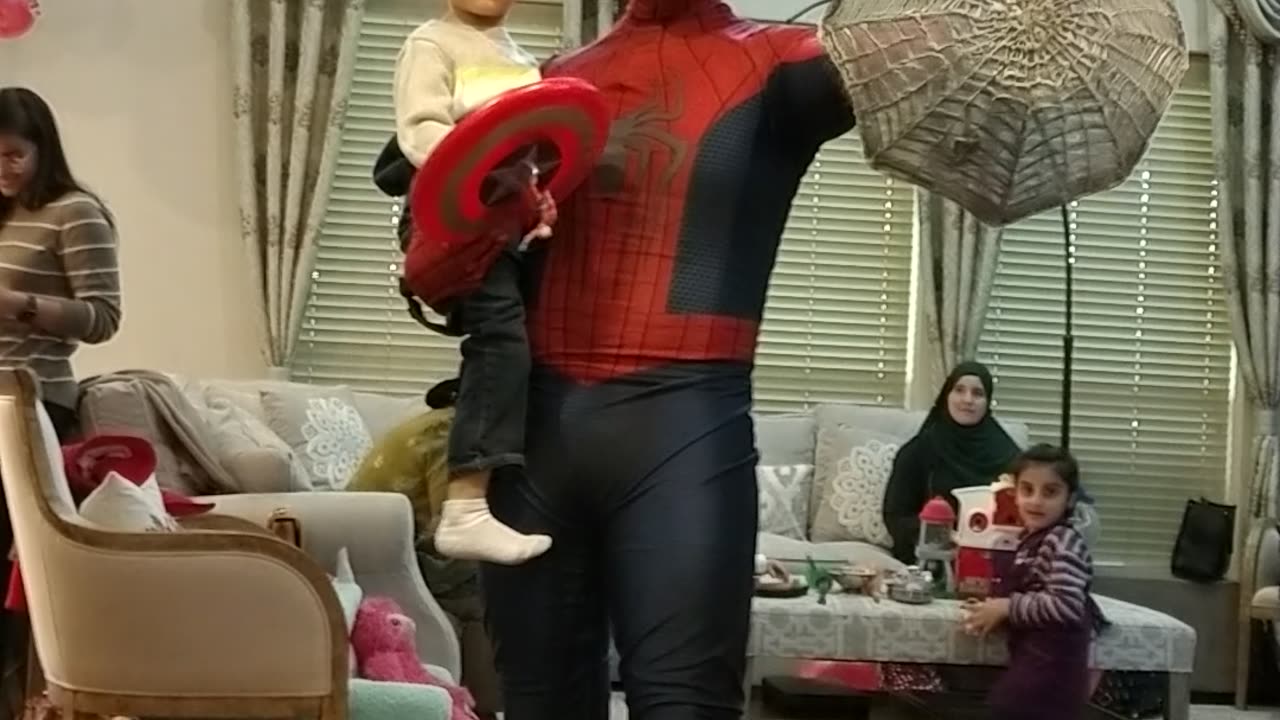 See this Spider hero superhero character teach this hero how to pose with shields