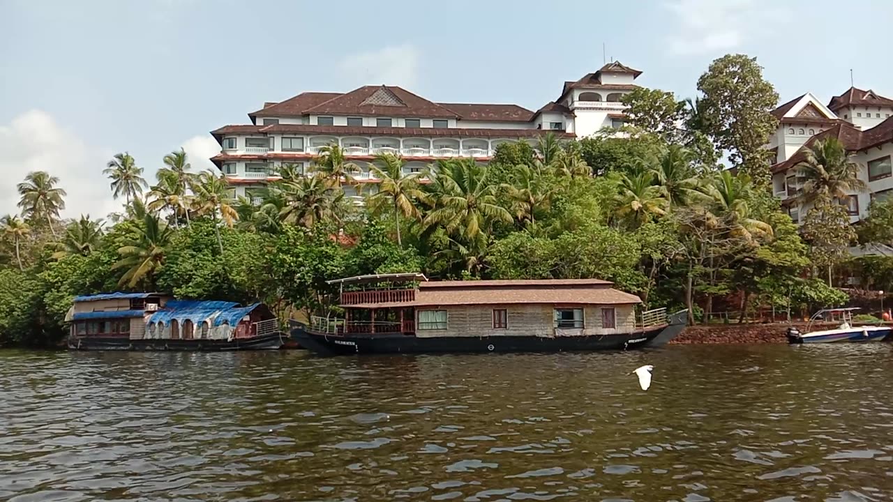 Beauty of Ashtamudi lake, Kollam, Kerala, India