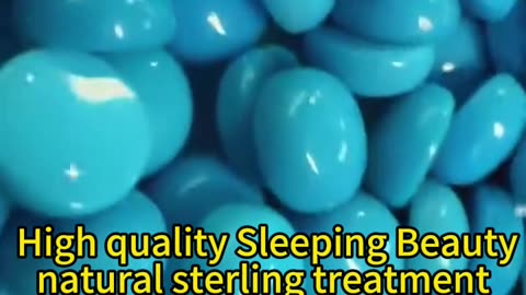 241205-3 High quality Sleeping Beauty natural sterling treatment Turquoise round shape caboochons