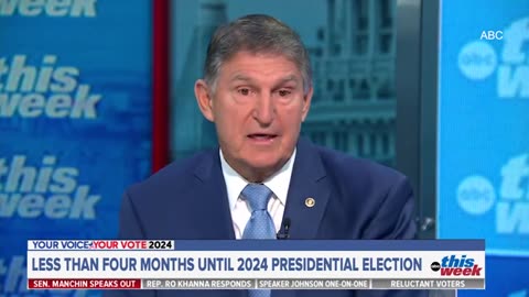 Senator Joe Manchin calls on President Biden to end reelection bid