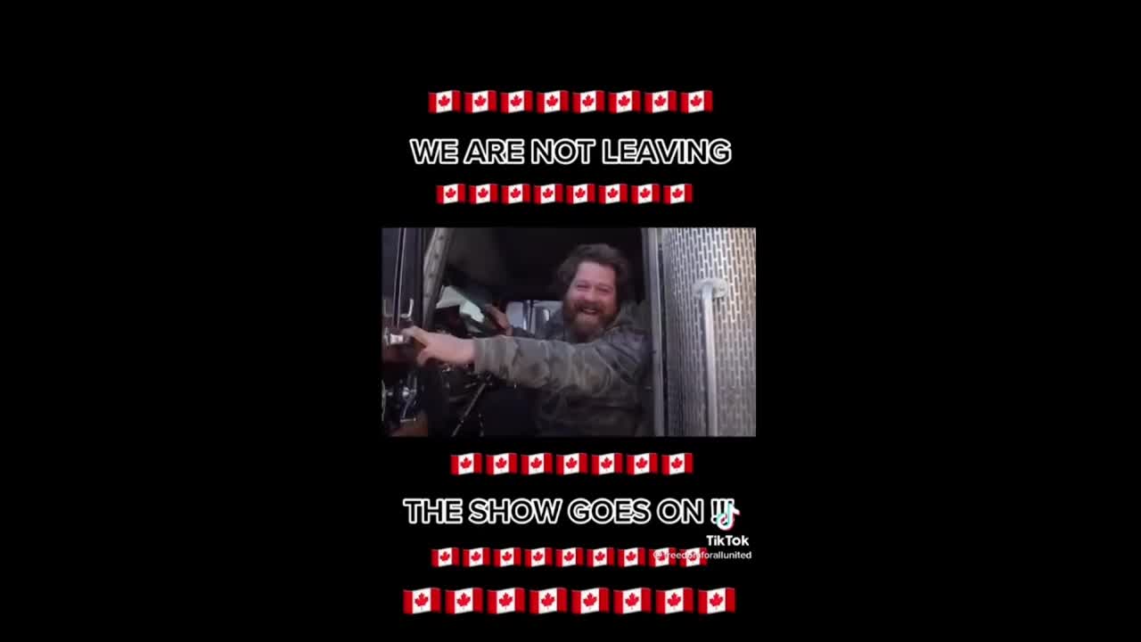 Ottawa Canada Freedom Convoy "We are Not Leaving"