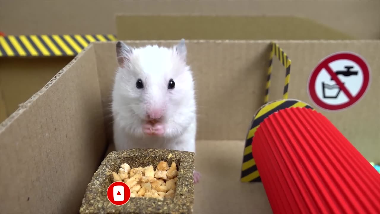 Hamster Escapes the Creative Maze for Pets in real life