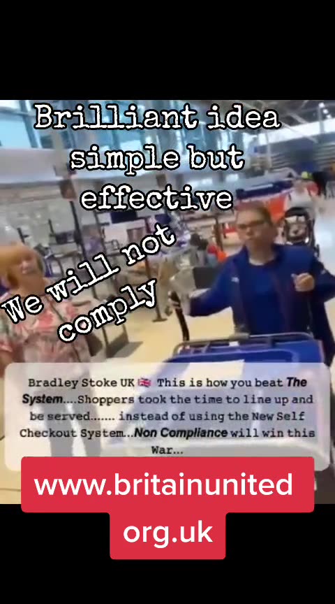 Demonstrating we will not comply in the UK