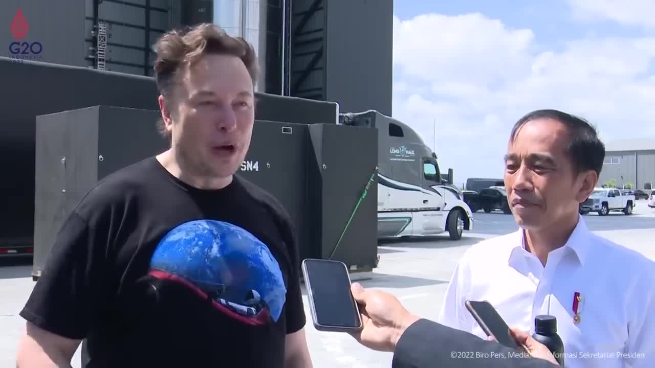 Indonesian President Visit to SPACE X
