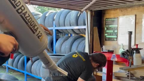Blowing Down Pants Instead of Blowing Up Tire