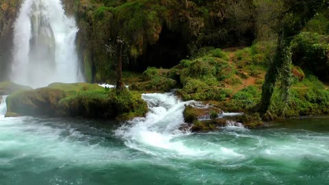 Springtime Waterfall