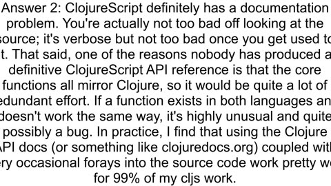 ClojureScript API documentation