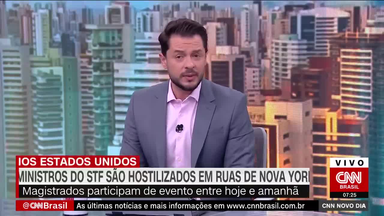 Manifestantes hostilizam ministros do STF na porta de hotel em Nova York | NOVO DIA