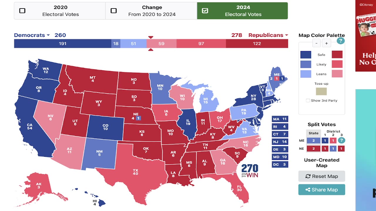 Final 2024 Election Prediction, Map, Analysis, Polls, Trump vs Kamala