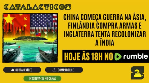 #50 China Começa Guerra na Ásia, Finlândia Compra Armas e Inglaterra Tenta Recolonizar a Índia