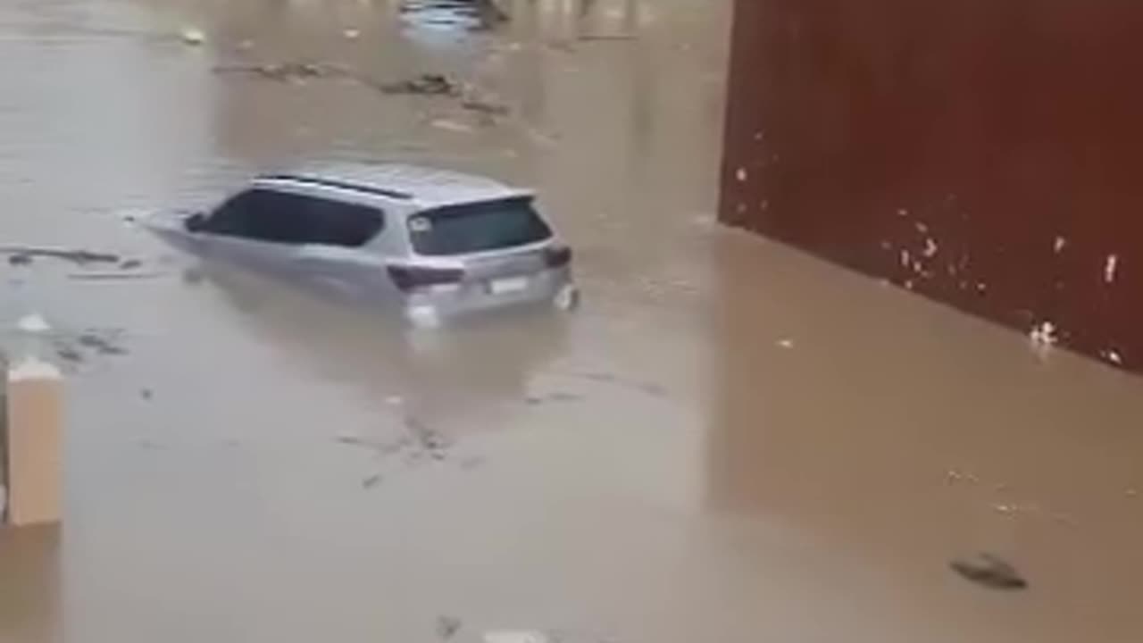 Water floating in subdivision