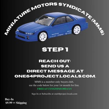 Diecast Community Case Break via one64project.local.com - MMS Group!