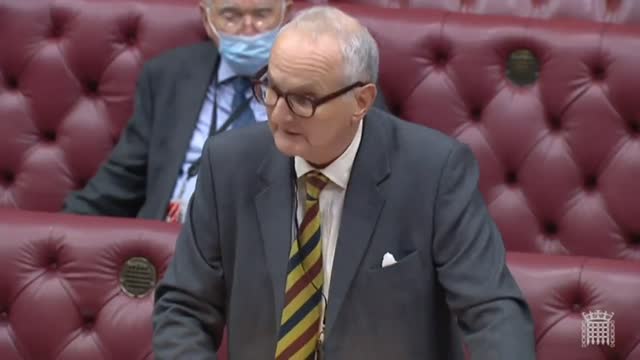 Minister quits Government at the despatch box in the House of Lords