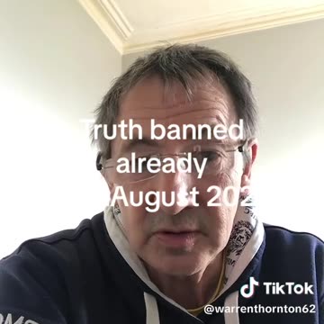 Truth banned already August 2023