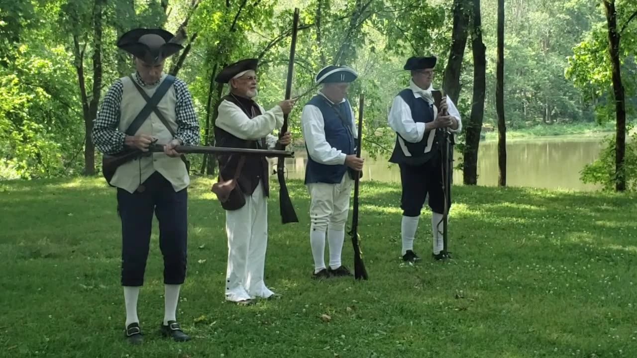 MUSKET AND CANNON SALUTE