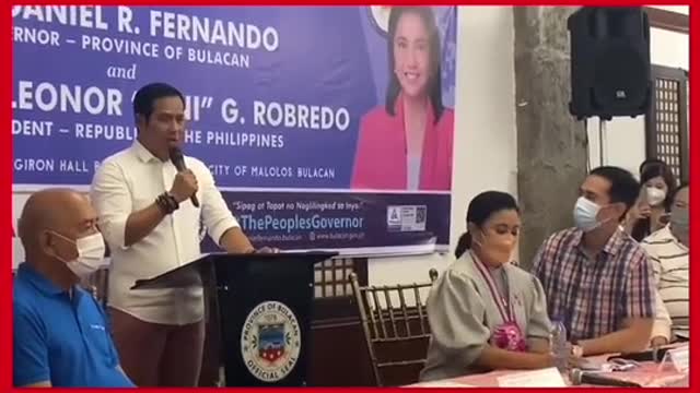 Bulacan Gov. Fernando:Let a woman lead, let Leni lead