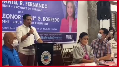 Bulacan Gov. Fernando:Let a woman lead, let Leni lead