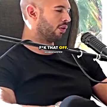 First thing Andrew Tate did when he got rich