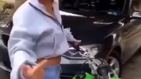 Idiot on a bike