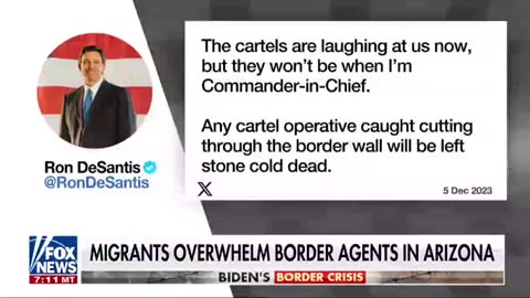 Fox Reporter in Shock Over Biden's Open Border....