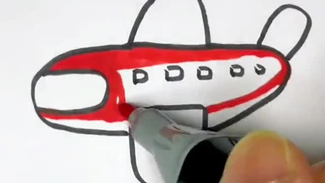 Draw airplane